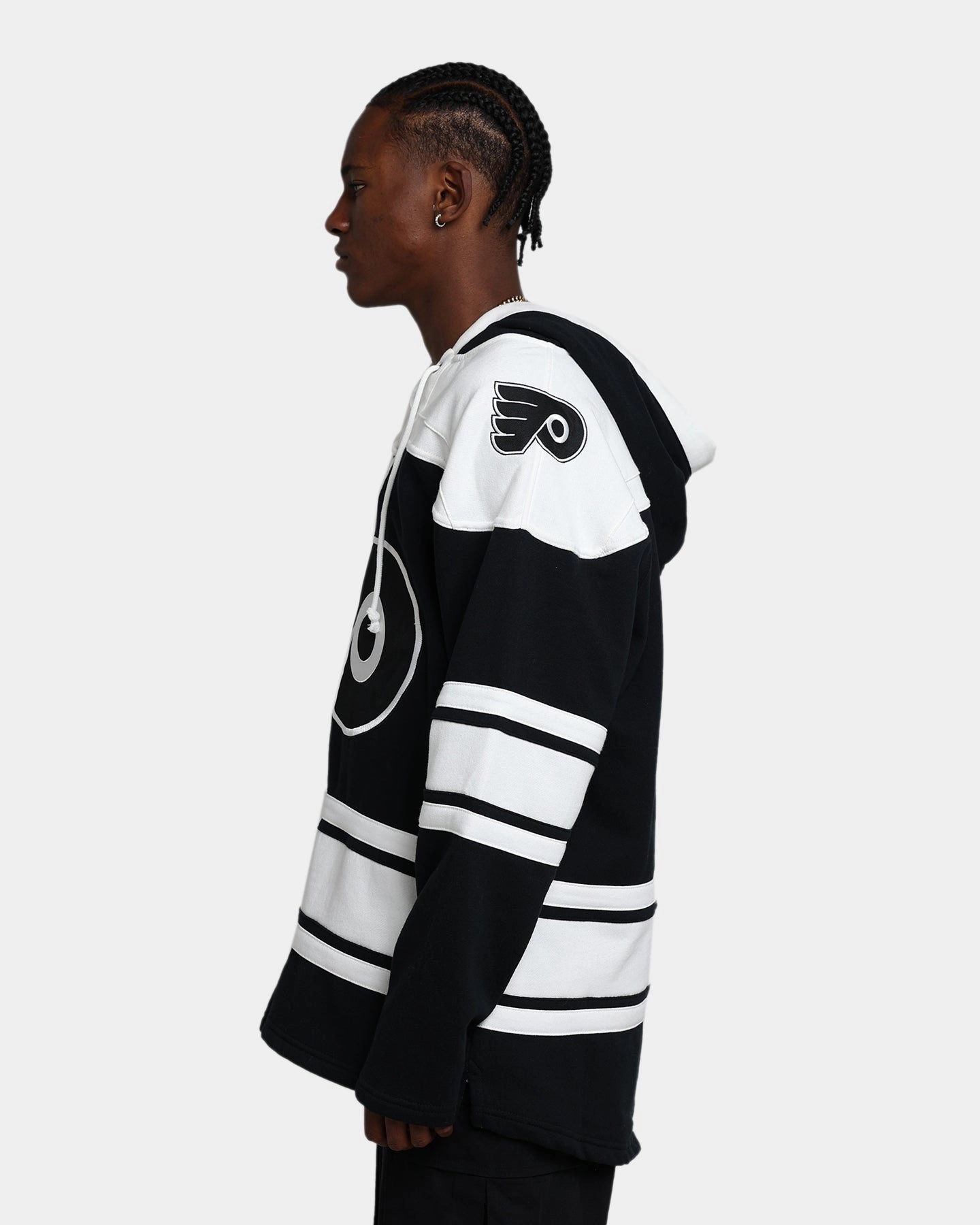 47 Brand Philadelphia Flyers Superior Lacer Hoodie Jet Black