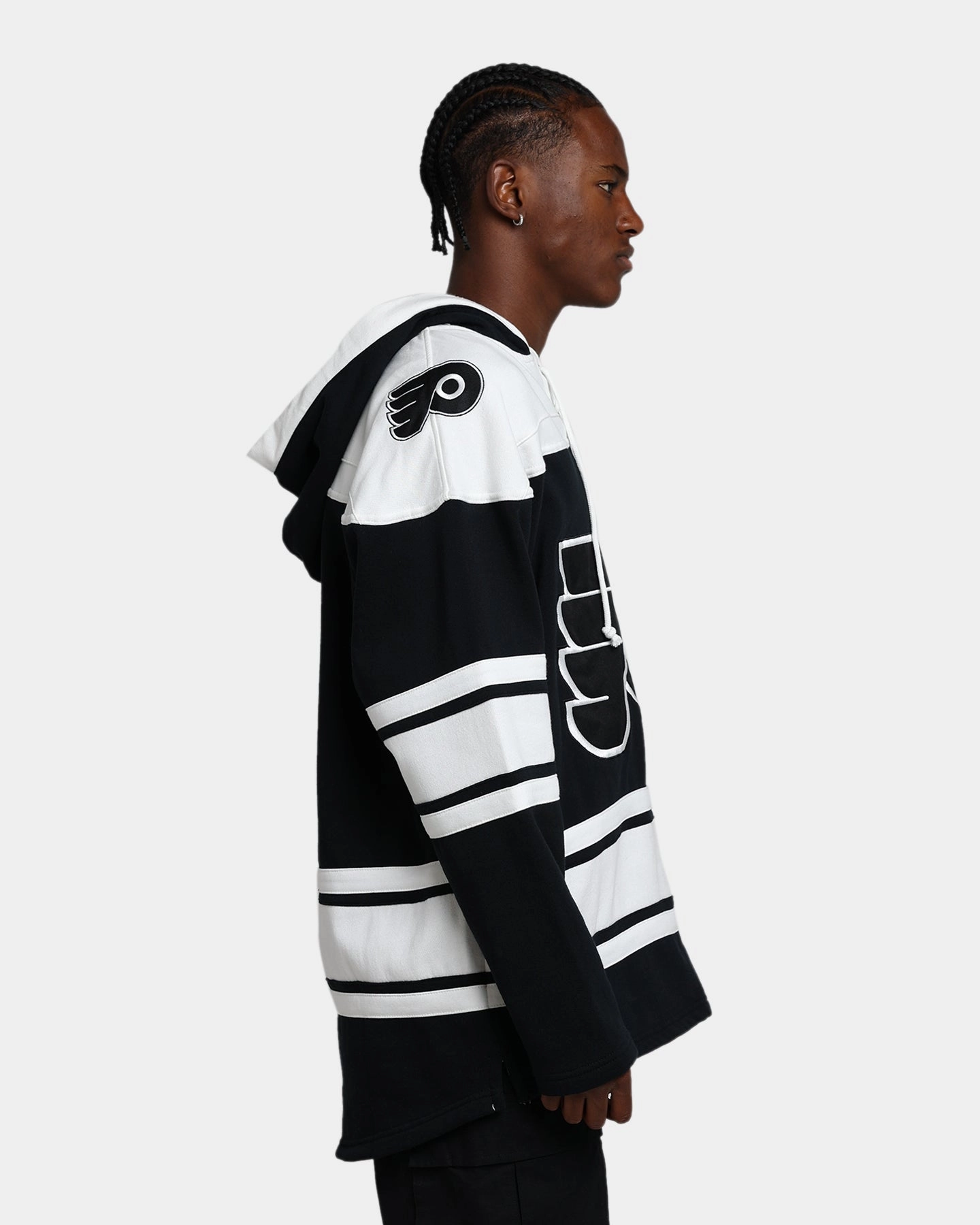 47 Brand Philadelphia Flyers Superior Lacer Hoodie Jet Black