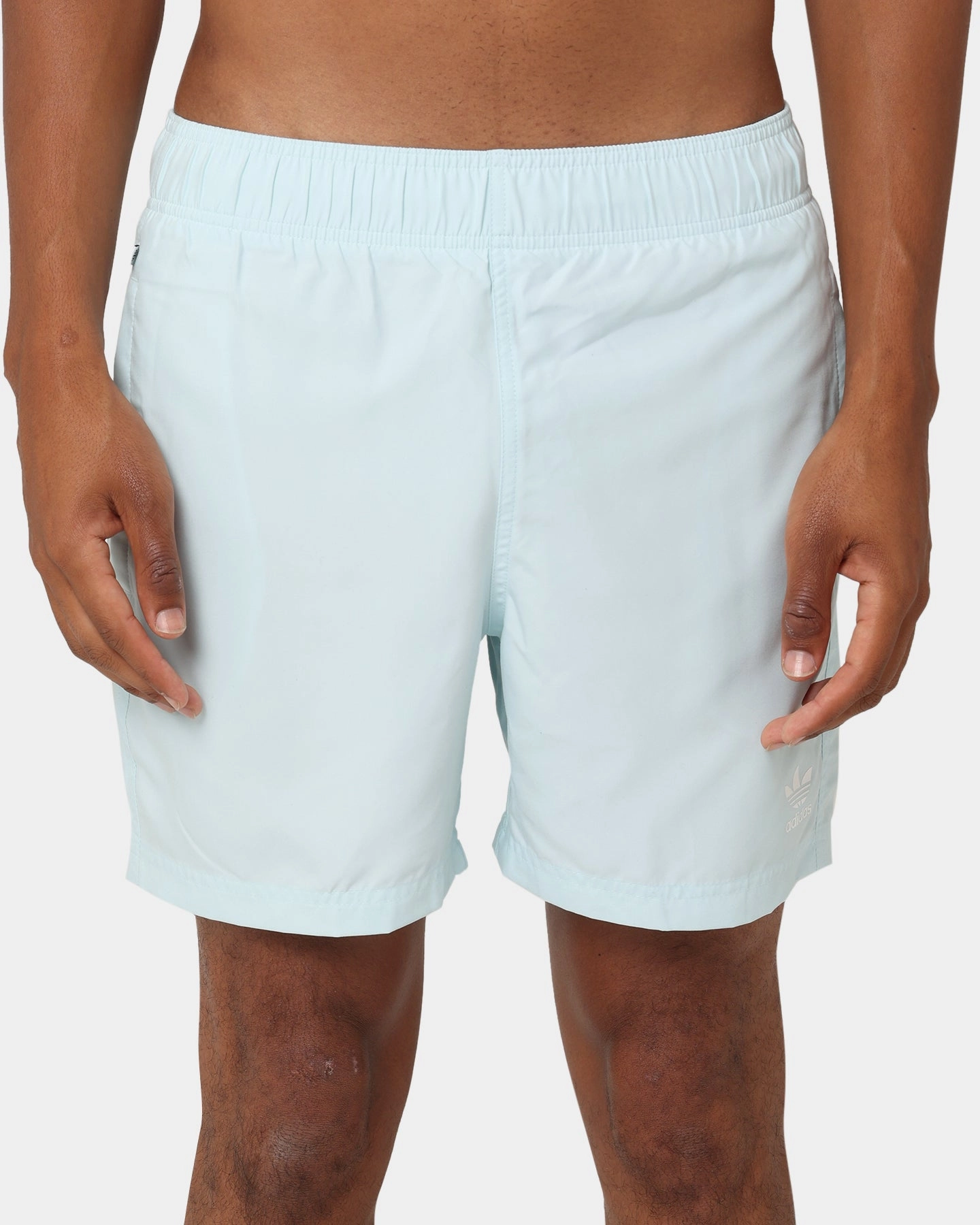 Adidas Adicolor Essentials Trefoil Swim Shorts Almost Blue