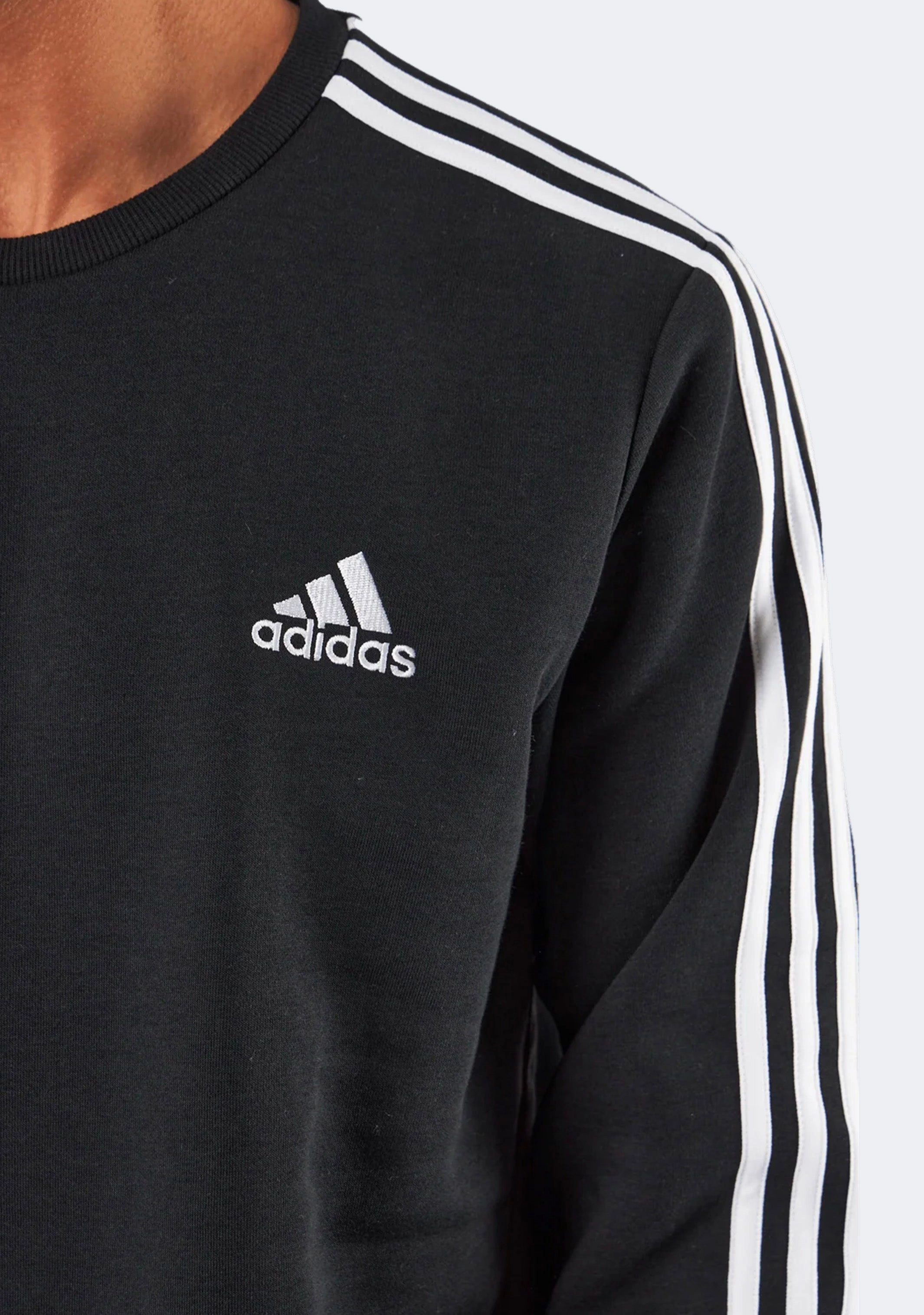 Adidas Men's Essentials Fleece 3-Stripes Sweatshirt
