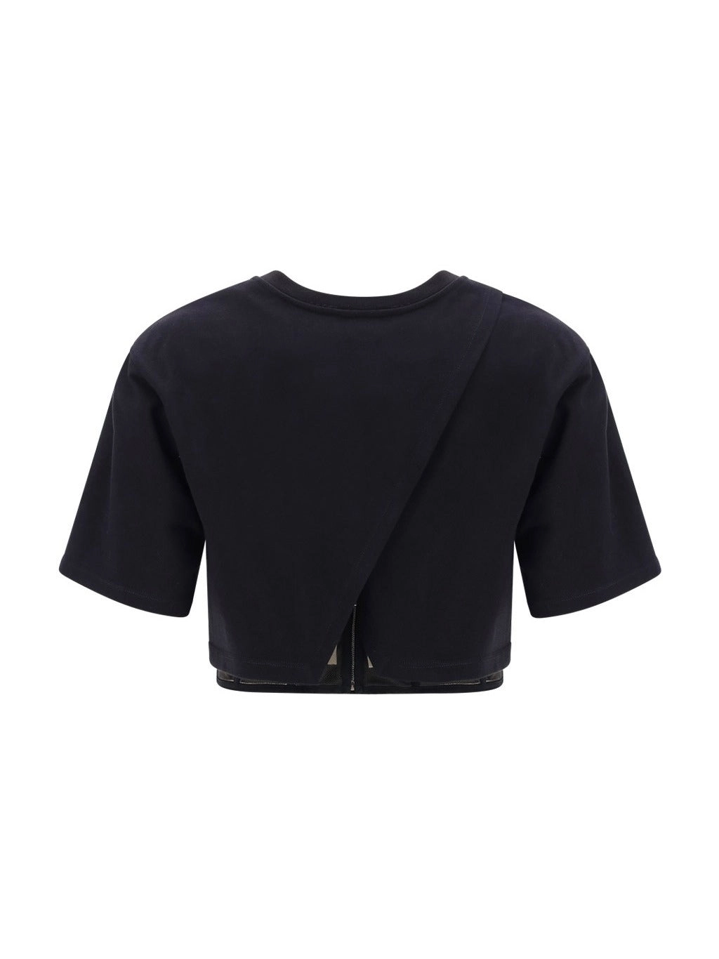 Alexander McQueen Layered Cropped T-Shirt
