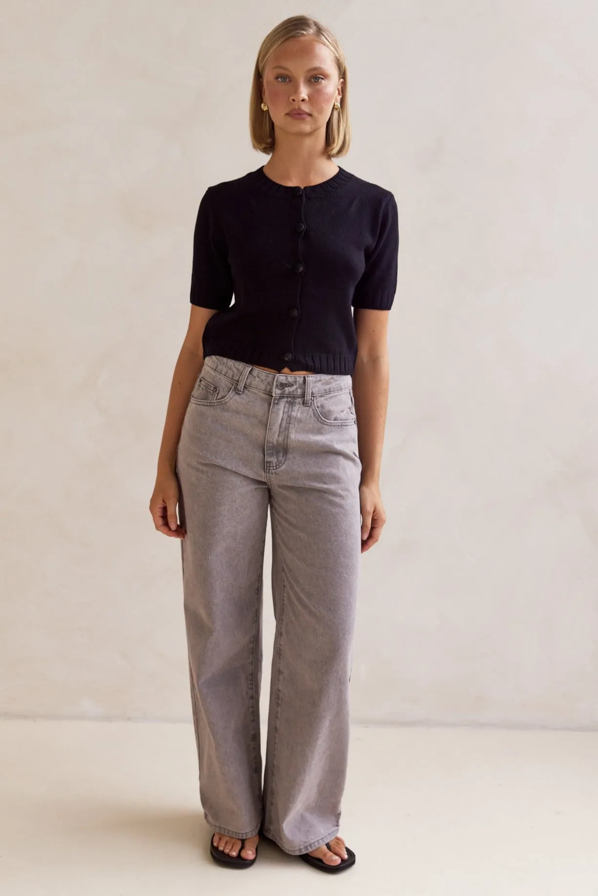 Allie Knit Top (Black)