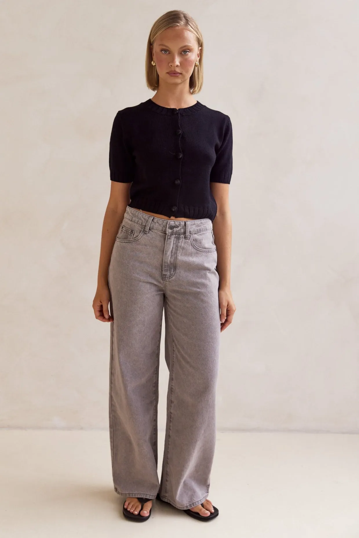 Allie Knit Top (Black)