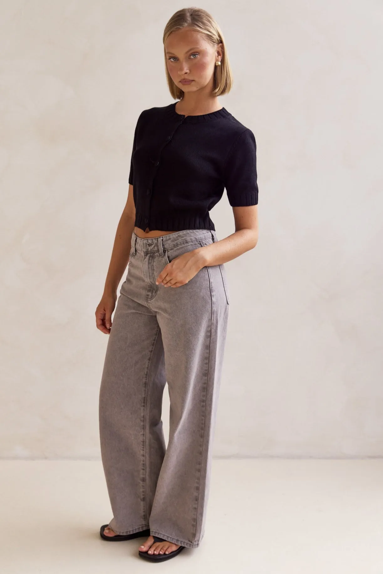 Allie Knit Top (Black)