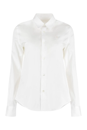 AMI Classic Logo Embroidered Shirt