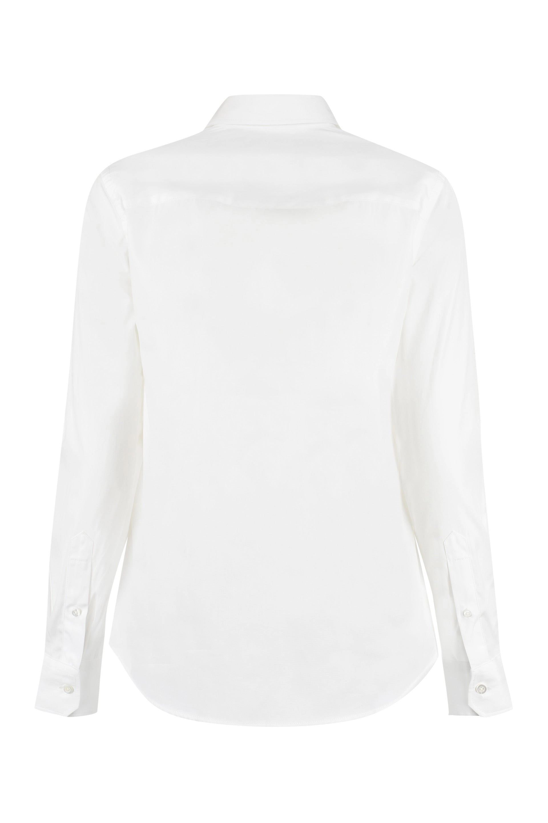 AMI Classic Logo Embroidered Shirt