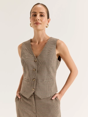 Annie Check Vest