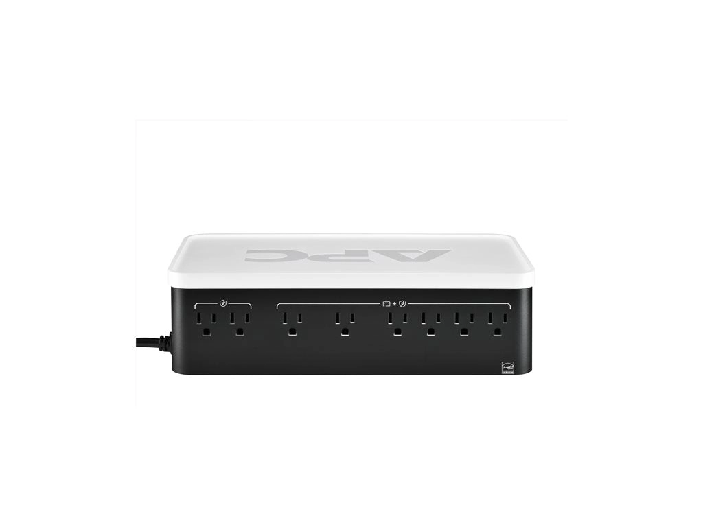 APC Back-UPS BE1050G3 - UPS - USB-C   USB-A - AC 120 V - 600 Watt - 1050 VA - output connectors: 8 - black and white