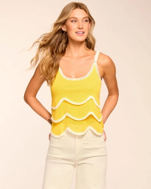 Ariel Knit Tiered Tank Top