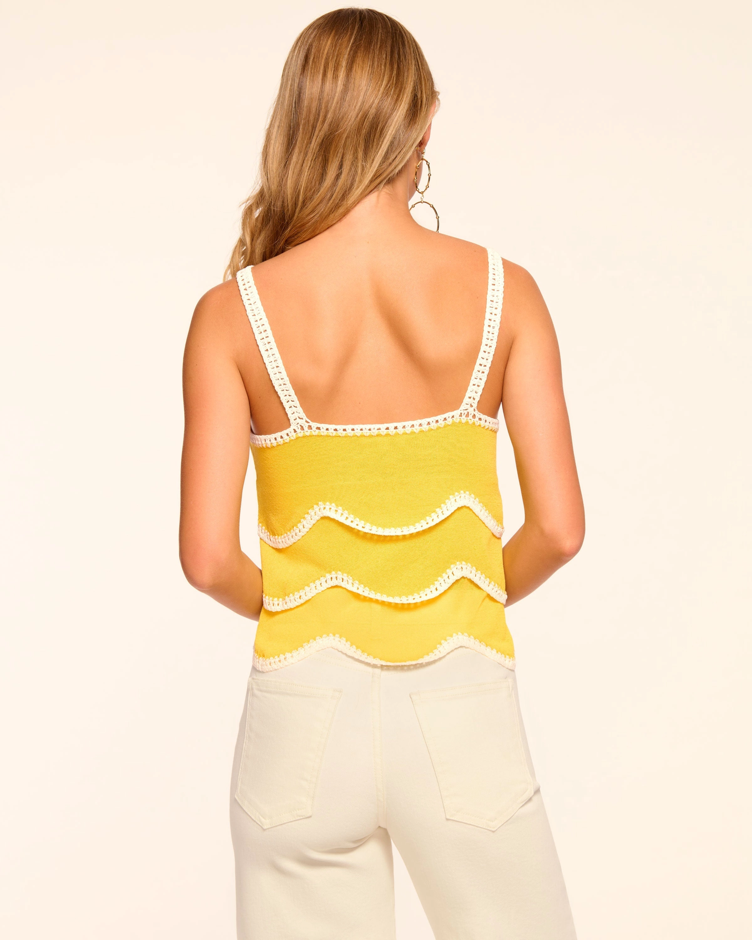 Ariel Knit Tiered Tank Top
