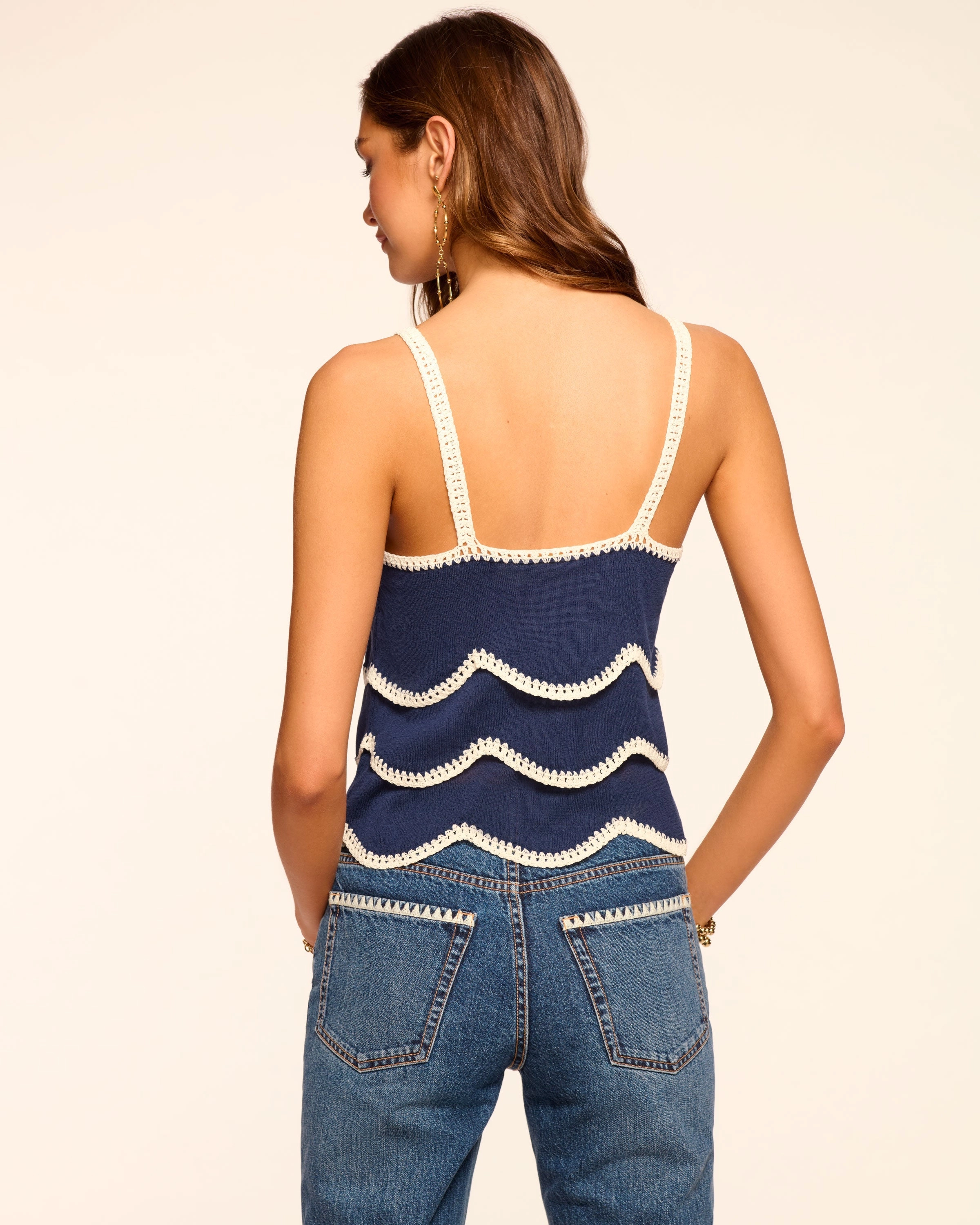 Ariel Knit Tiered Tank Top