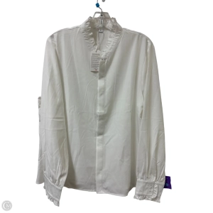 Blouse Long Sleeve By Clothes Mentor In White, Size: Xl