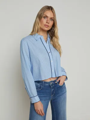 Cosette Cropped Poplin Shirt