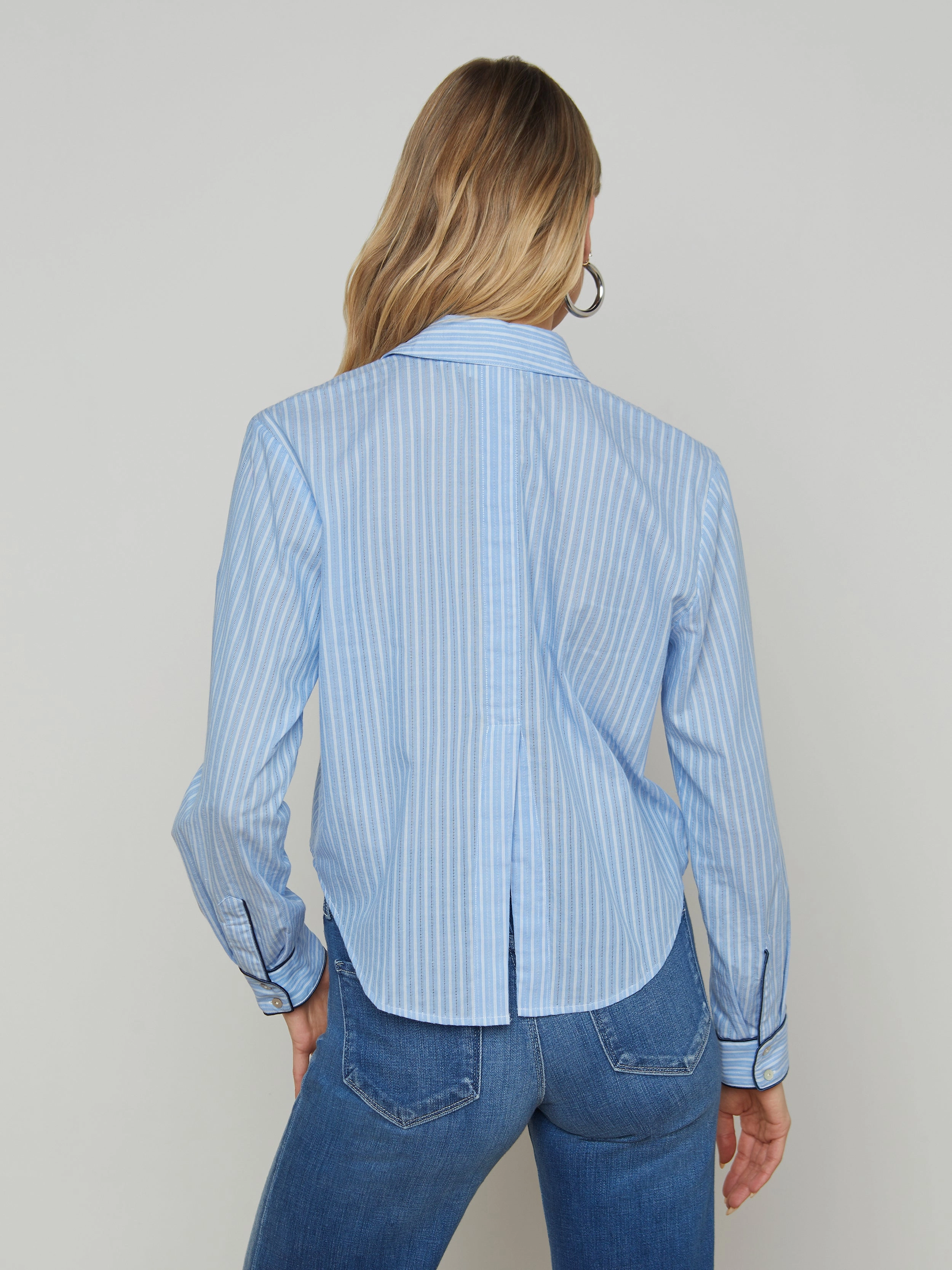 Cosette Cropped Poplin Shirt