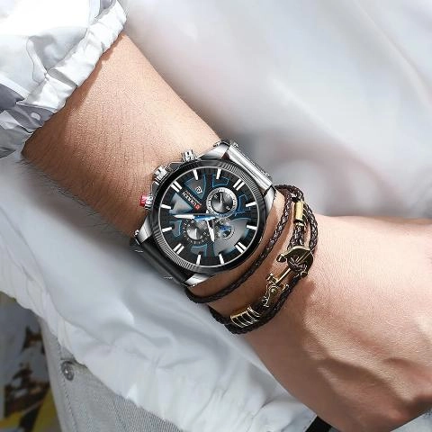 Curren Sports Chronograph Quartz Watch (Dial 4.9cm) - CUR197