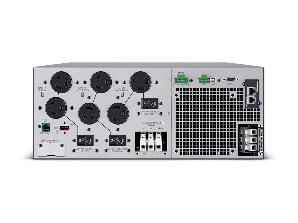 CyberPower Smart App Online OL10KRTHD - UPS (rack-mountable / external) - AC 200-240 V - 10000 Watt - 10000 VA - 9 Ah - 9 Ah