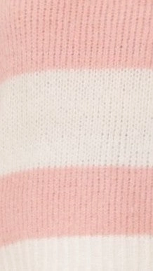 Dante Knitted Sweater - White / Pink Stripe