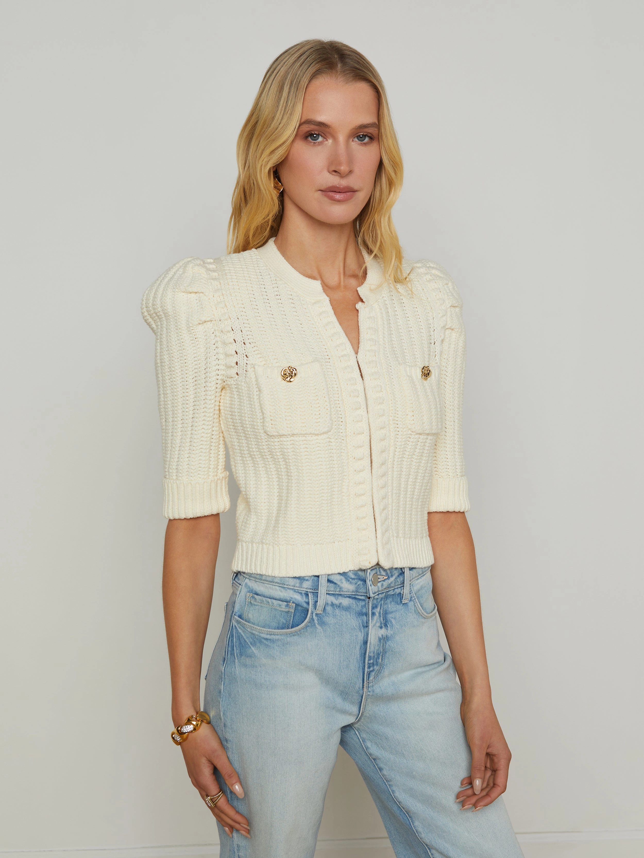Delilah Cropped Cardigan