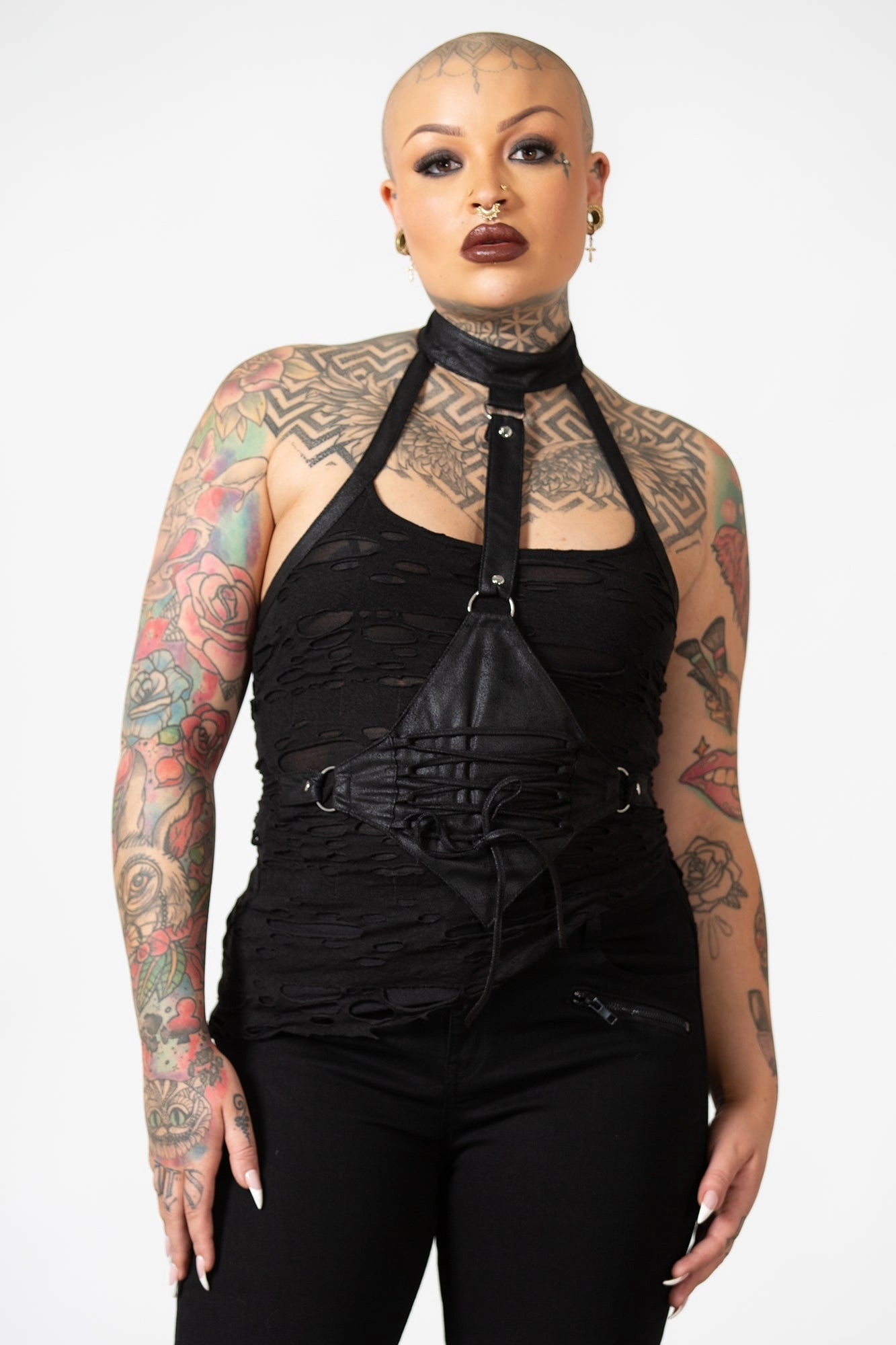 Dystopian Halter Top - Resurrect