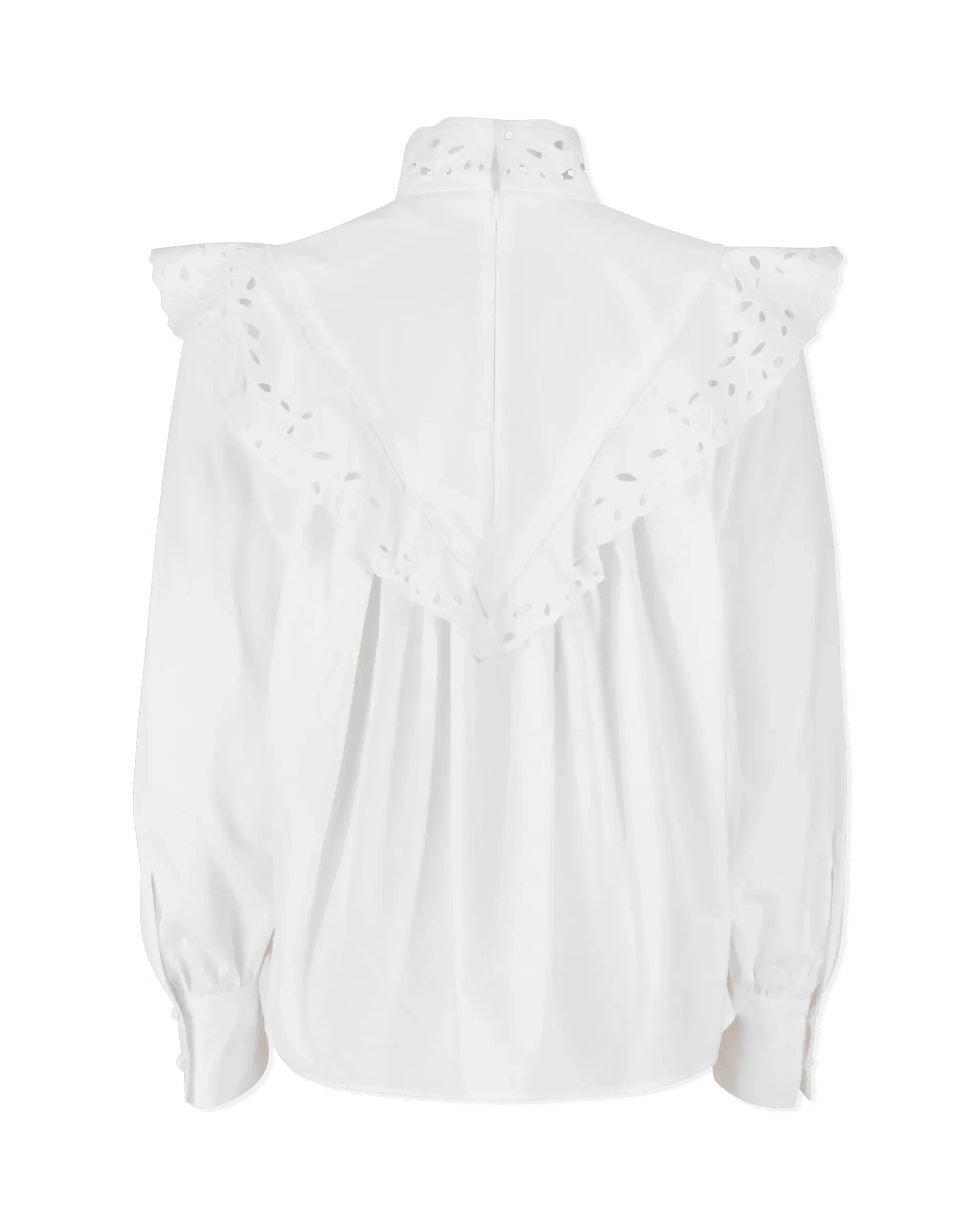 Embroidered Long Sleeve Blouse