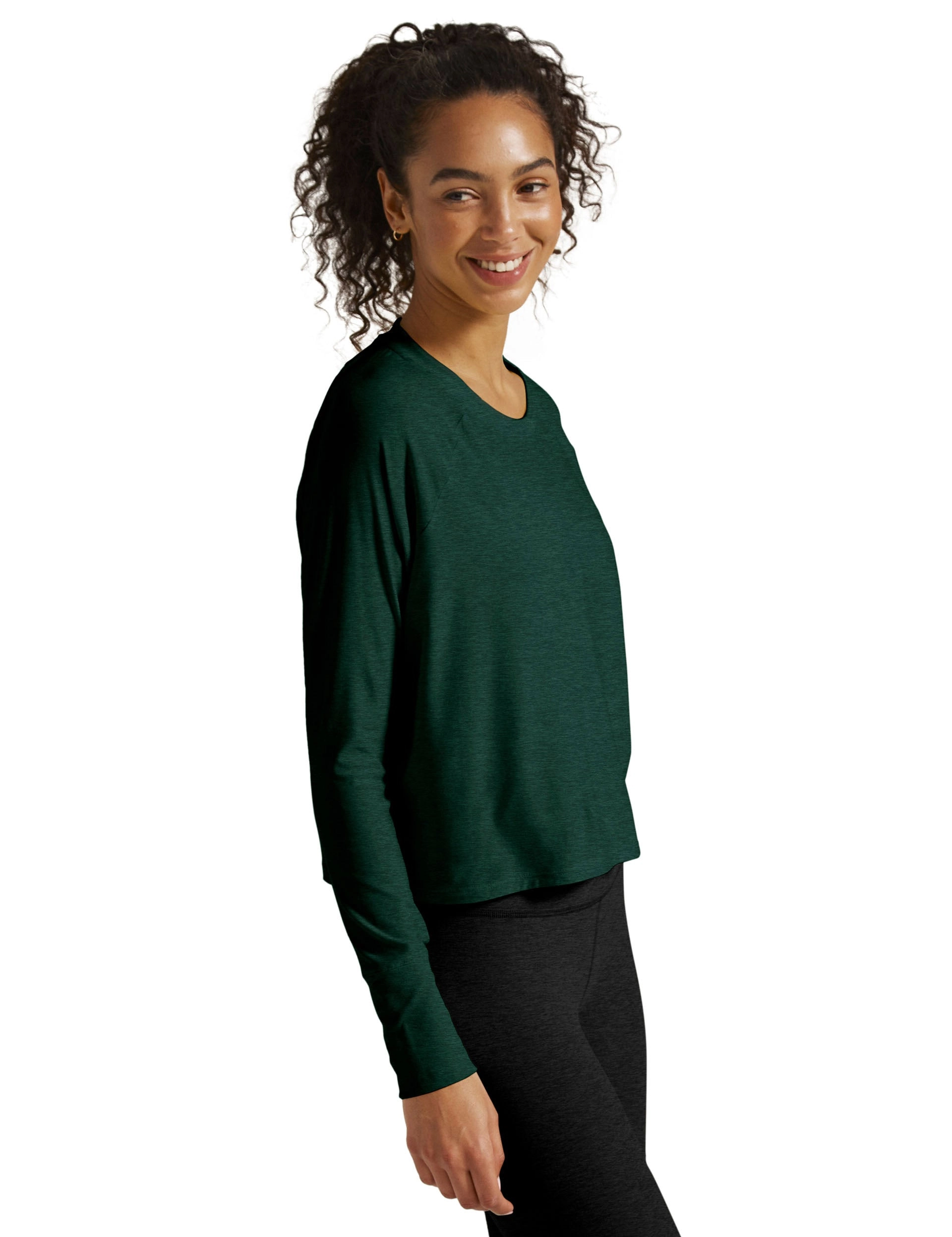 Featherweight Daydreamer Pullover - Dark Spruce Green Heather