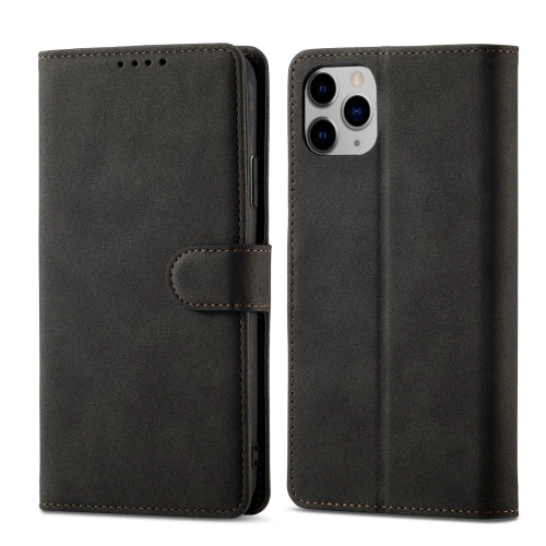 For iPhone 11 Frosted Anti-theft Brush Horizontal Flip Leather Case with Holder  Card Slots