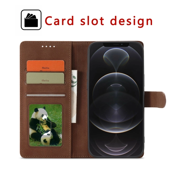 For iPhone 11 Frosted Anti-theft Brush Horizontal Flip Leather Case with Holder  Card Slots