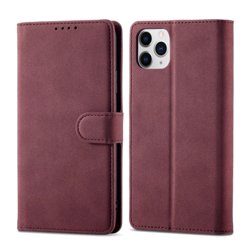 For iPhone 11 Frosted Anti-theft Brush Horizontal Flip Leather Case with Holder  Card Slots