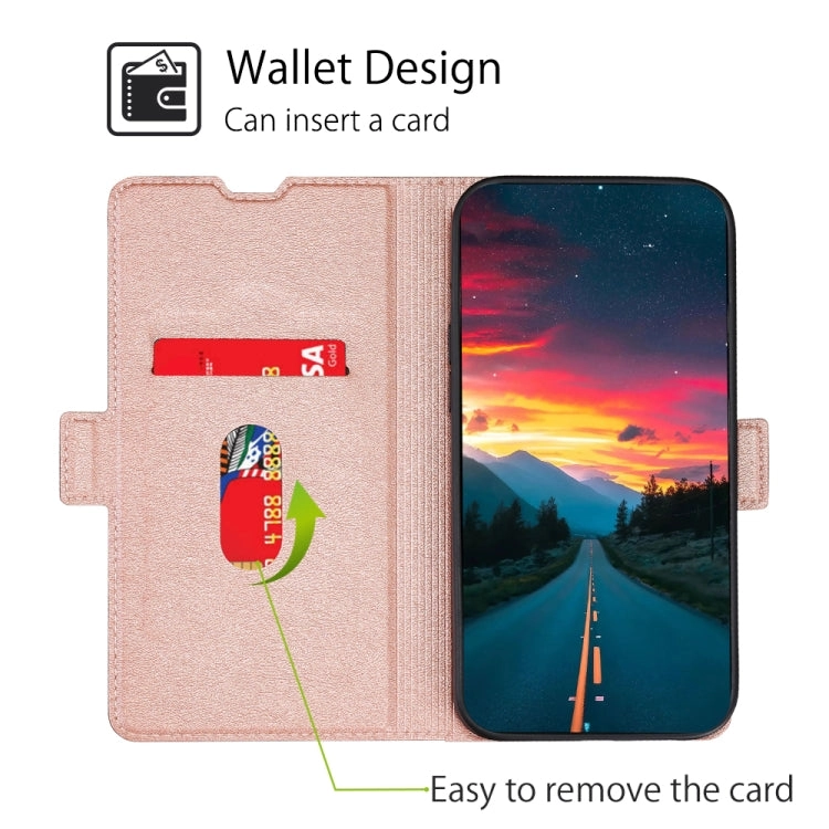For Samaung Galaxy S22 5G Ultra-thin Voltage Buckle PU   TPU Horizontal Flip Leather Case with