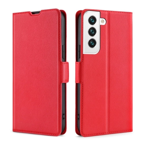 For Samaung Galaxy S22 5G Ultra-thin Voltage Buckle PU   TPU Horizontal Flip Leather Case with