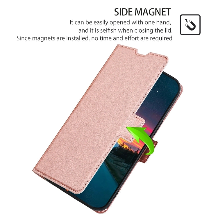 For Samaung Galaxy S22 5G Ultra-thin Voltage Buckle PU   TPU Horizontal Flip Leather Case with