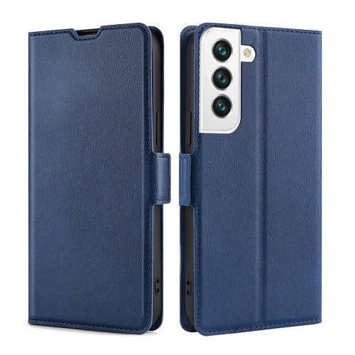 For Samaung Galaxy S22 5G Ultra-thin Voltage Buckle PU   TPU Horizontal Flip Leather Case with