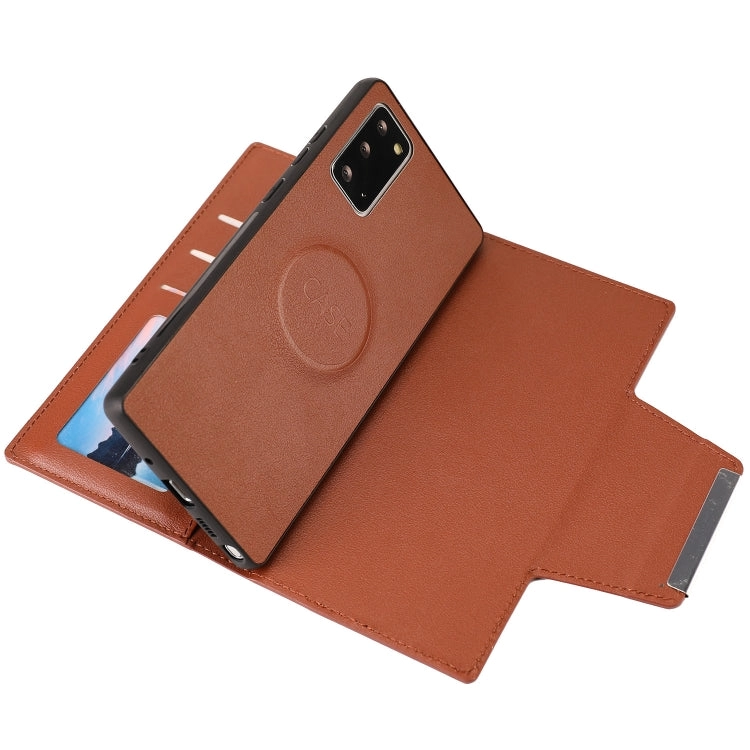 For Samsung Galaxy Note 20 Ultra-thin Separable Magnetic Horizontal Flip Leather Case with Card Slot