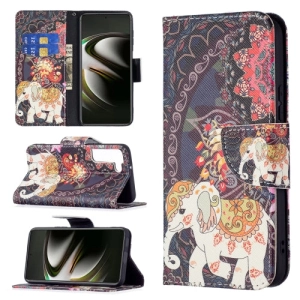 For Samsung Galaxy S22 5G Colored Drawing Pattern Horizontal Flip Phone Leather Case with Holder