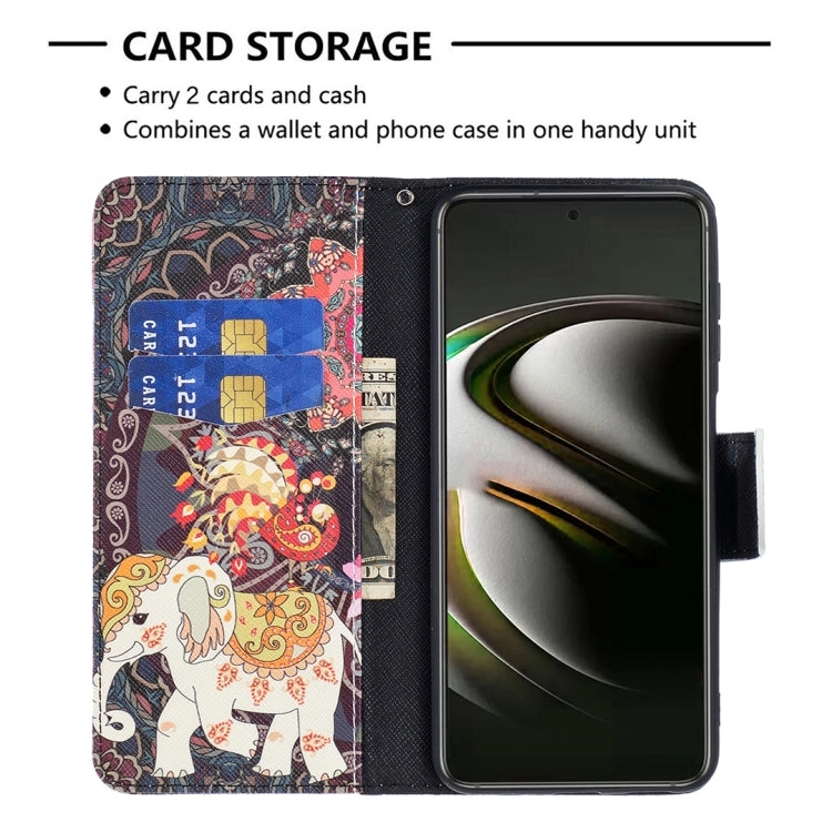 For Samsung Galaxy S22 5G Colored Drawing Pattern Horizontal Flip Phone Leather Case with Holder