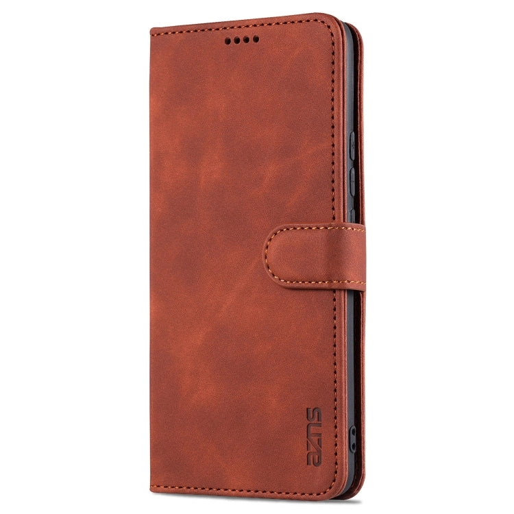 For Xiaomi Mi 11 AZNS Skin Feel Calf Texture Horizontal Flip Leather Case with Card Slots
