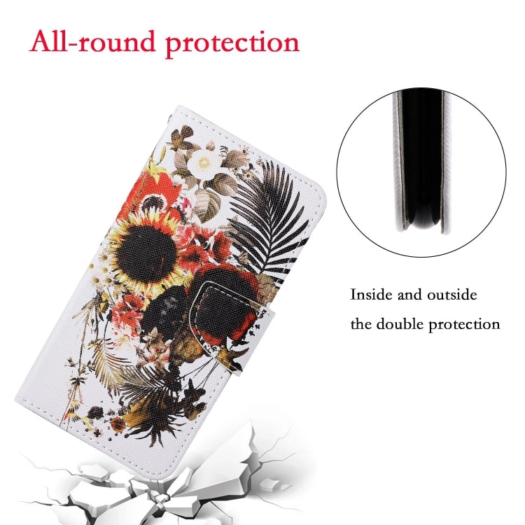 For Xiaomi Mi 11 Colored Drawing Pattern Horizontal Flip Leather Case with Holder  Card Slots