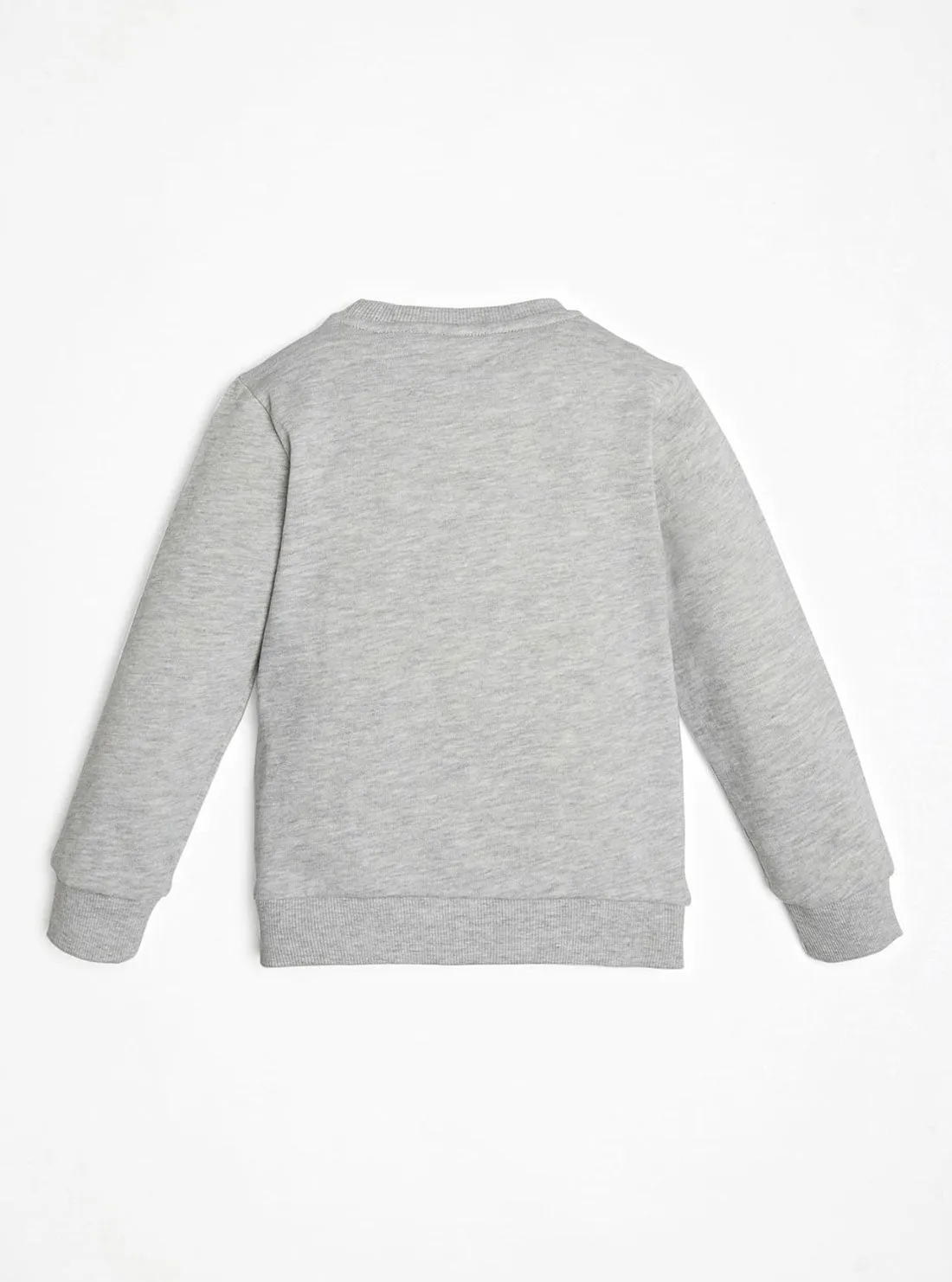 Grey Long Sleeve Fleece Pullover Top (2-7)