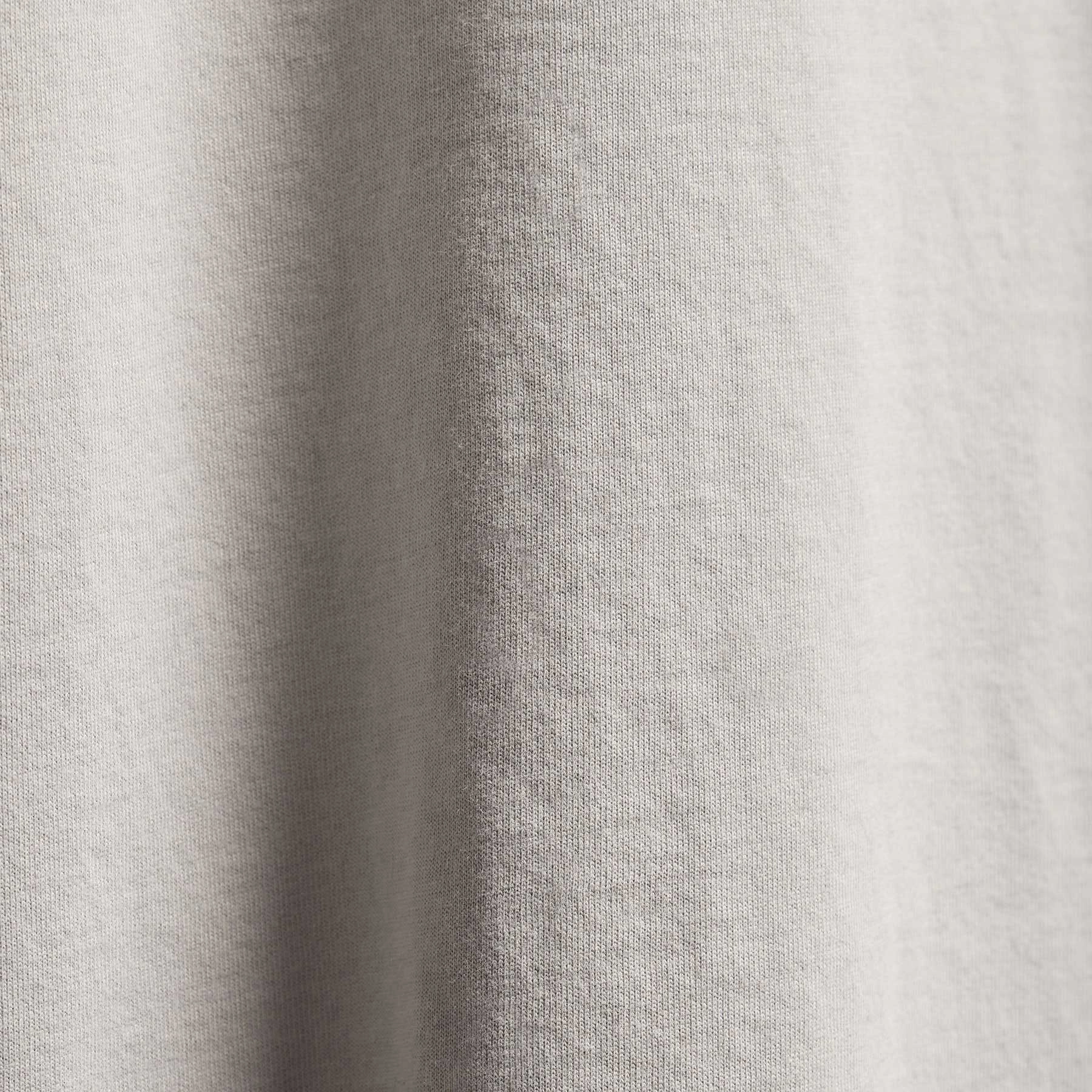 Heavy Luxe Jersey Half Zip - Concrete