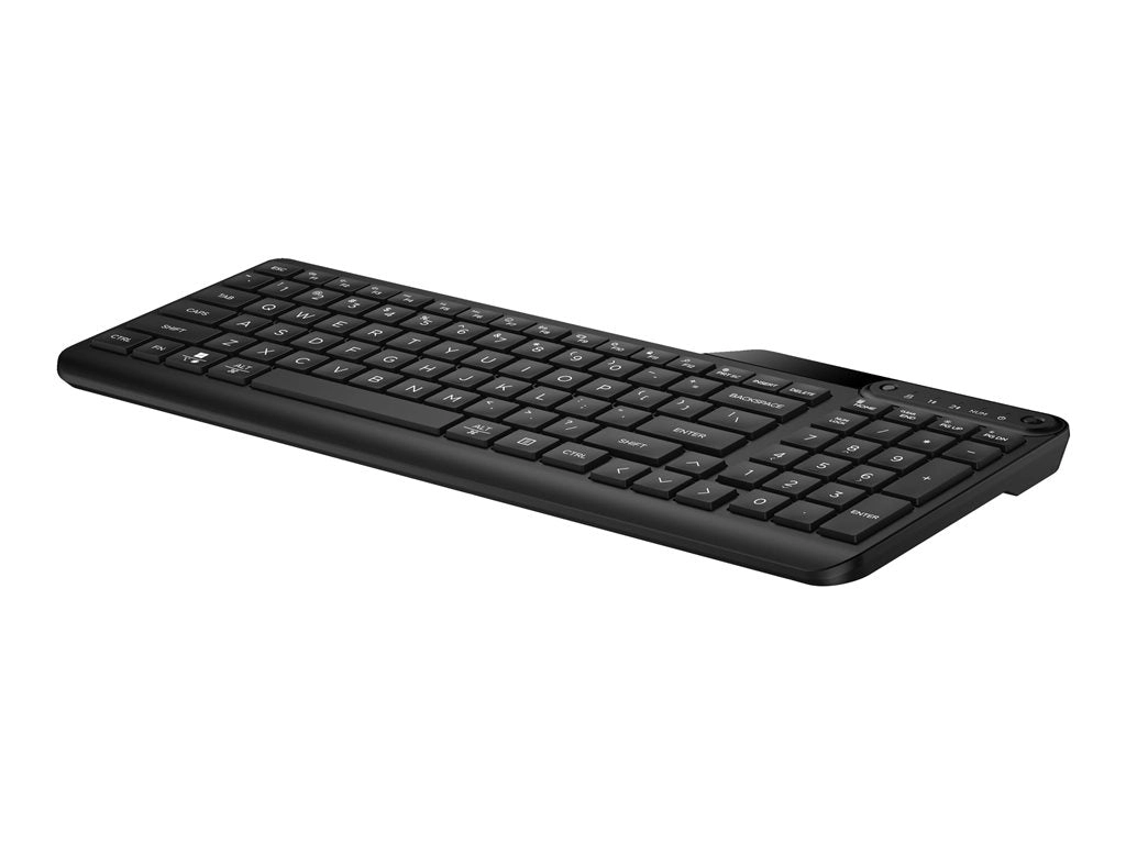 HP 475 - Keyboard - dual-mode, multi-device, compact, 2-zone layout, low profile key travel, 12 programmable buttons - wireless 7N7B9AA#ABA