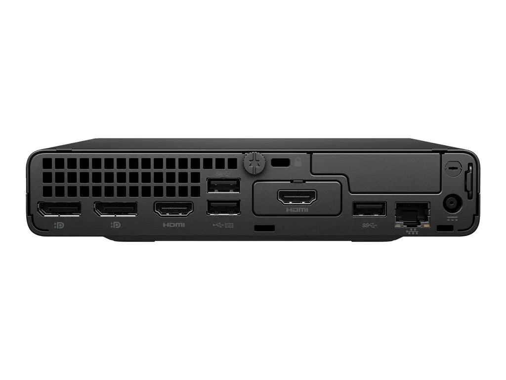 HP Pro 400 G9 - Mini Core i7 i7-14700T / up to 5.2 GHz - RAM 16 GB - SSD 256 GB - NVMe - UHD Graphics 770 - Gigabit Ethernet, A70P9UT#ABA