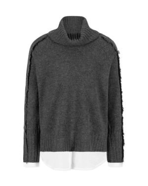 Jolie Fringe Layered Looker Sweater