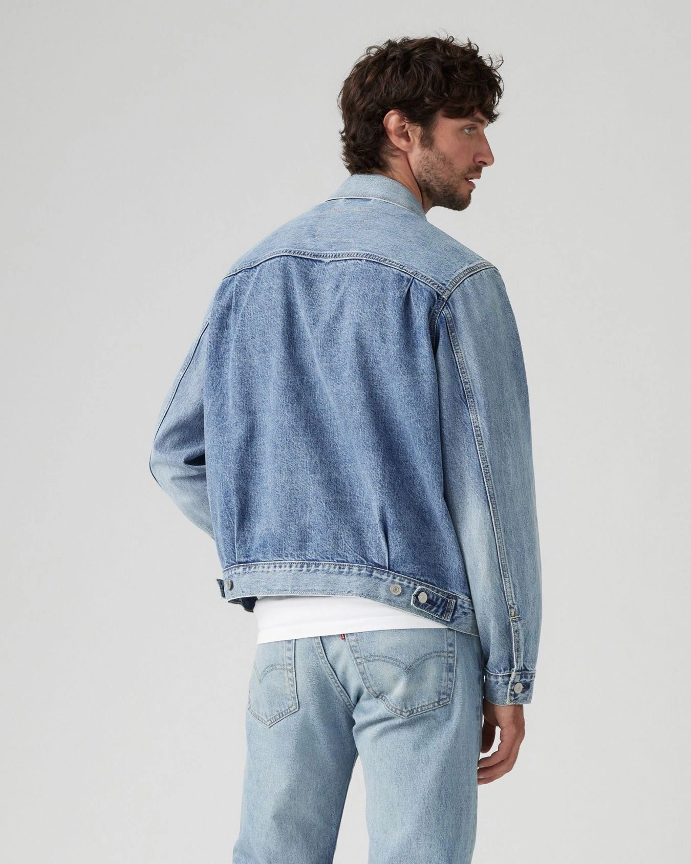 Levi's® Type II Selvedge Denim Trucker Jacket - Blue Sky