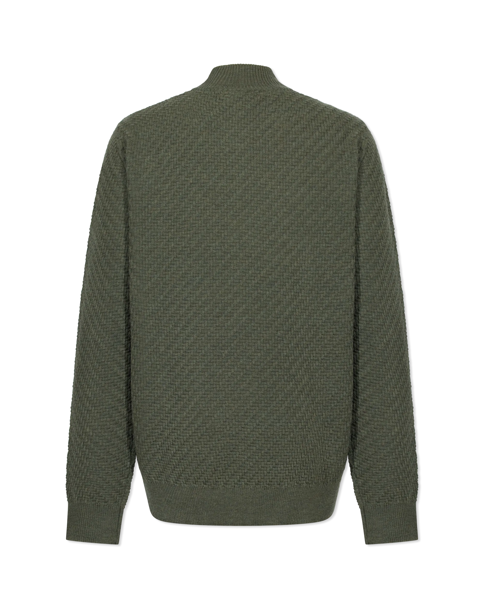 Light Gauge Structured Zipped Cardigan