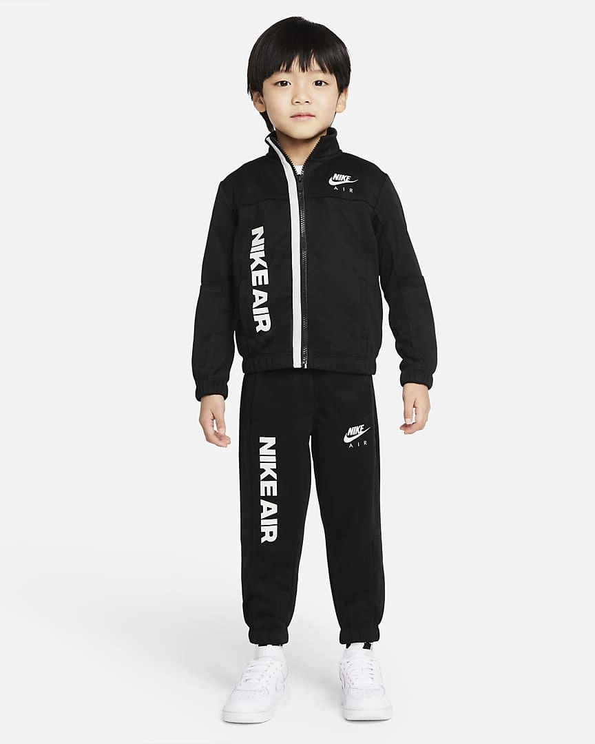 NIKE KIDS SPORTSWEAR BLACK TRACKSUIT SET