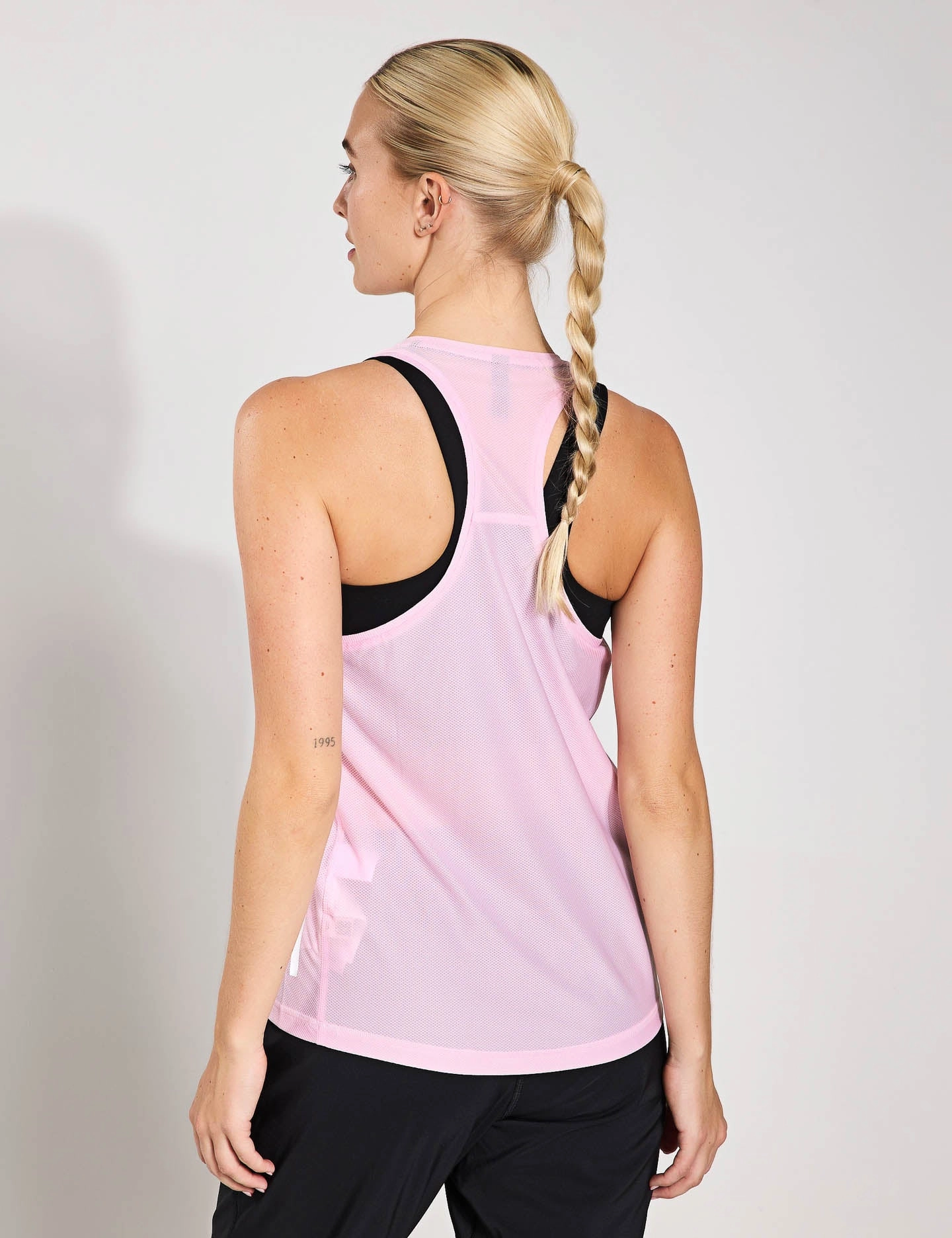 Own The Run Tank Top - Clear Pink