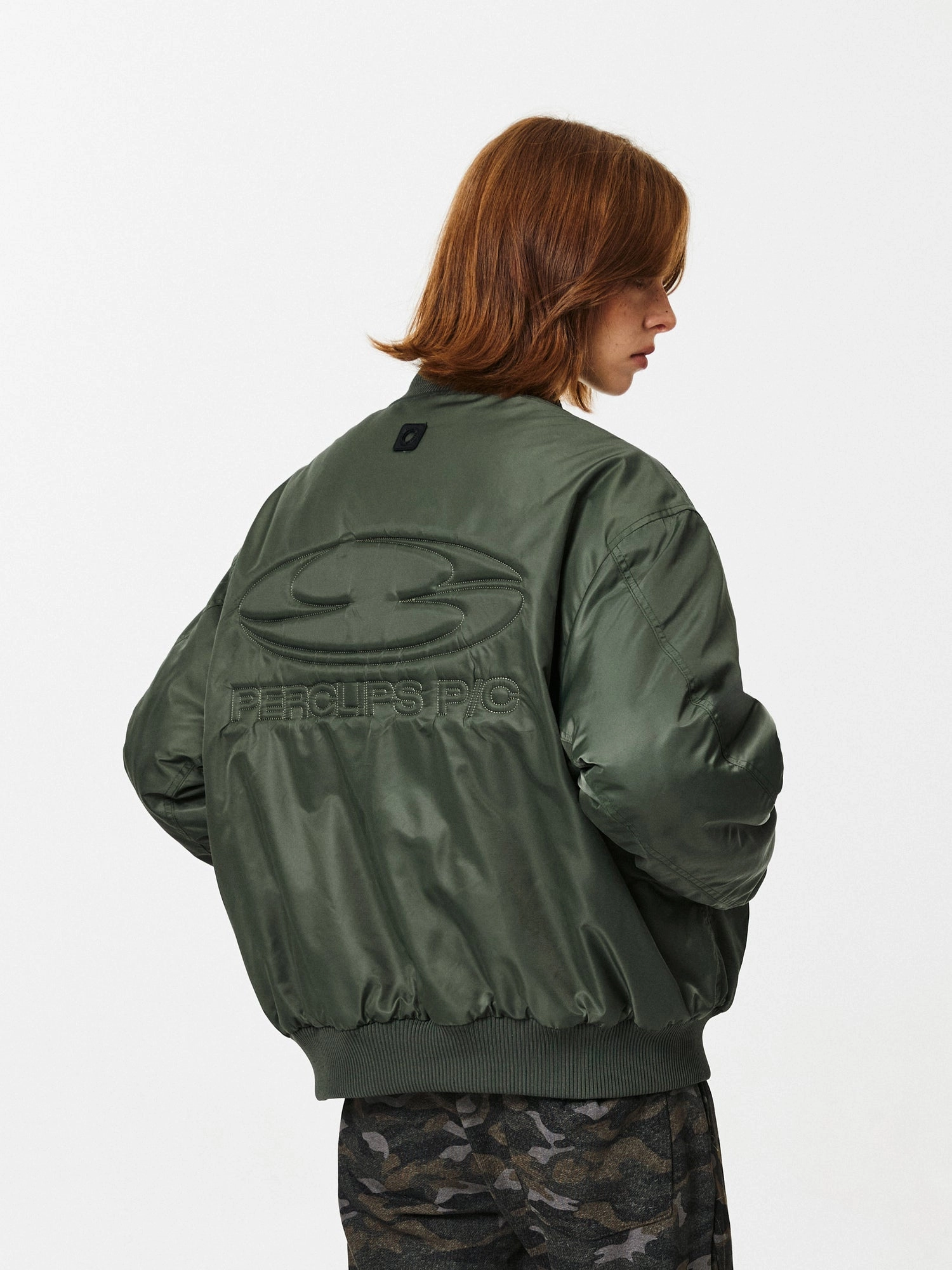 PCLP three-dimensional pressure cotton padded bomber