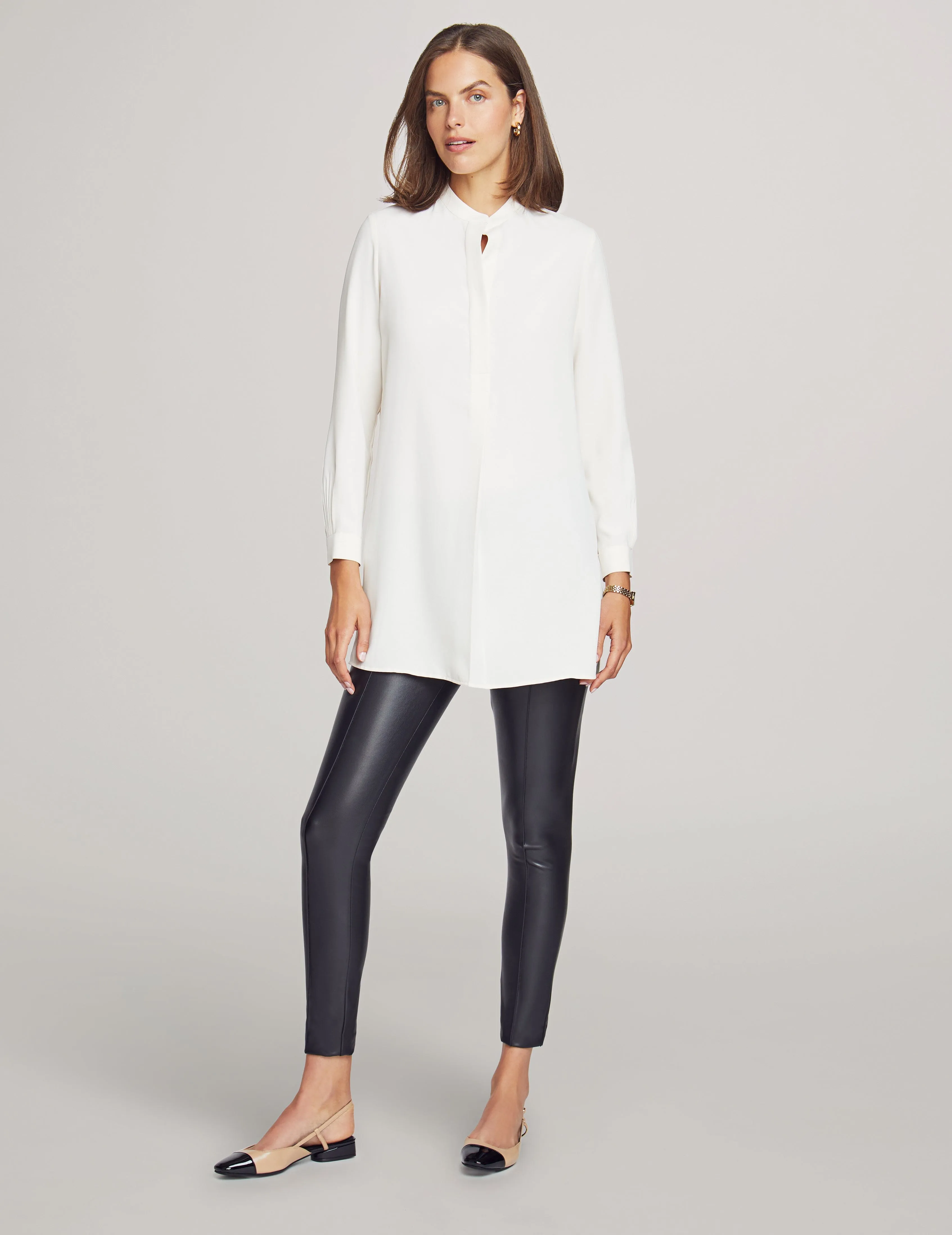 Petite Long Length Tunic Top