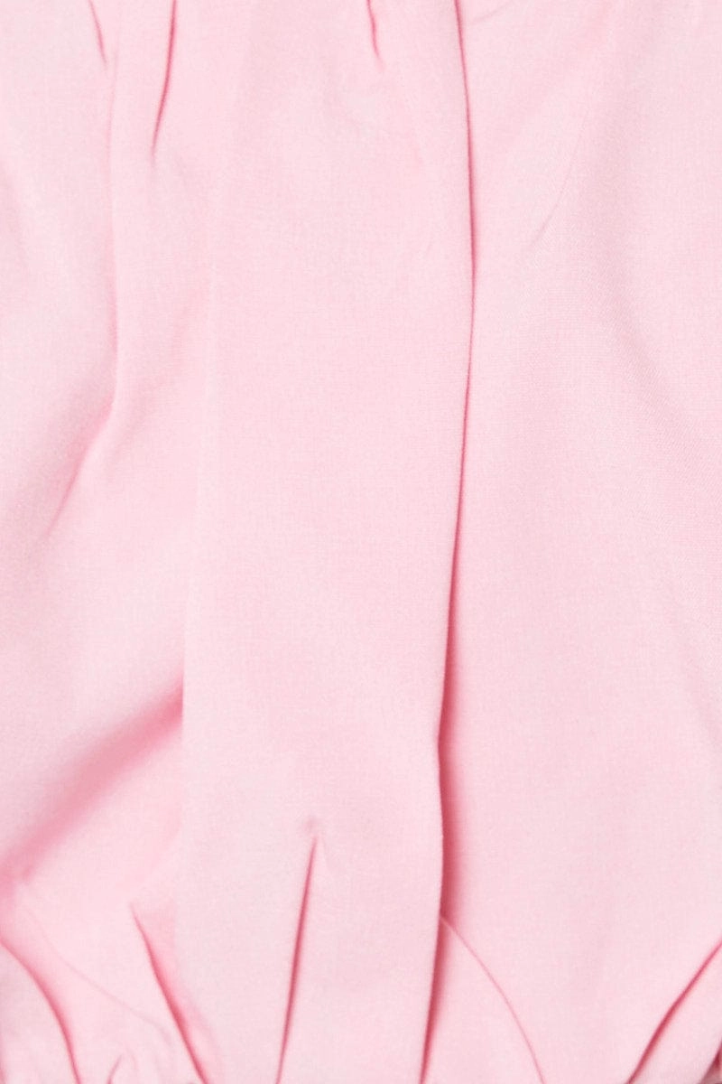 Pink Bralette Top Sleeveless