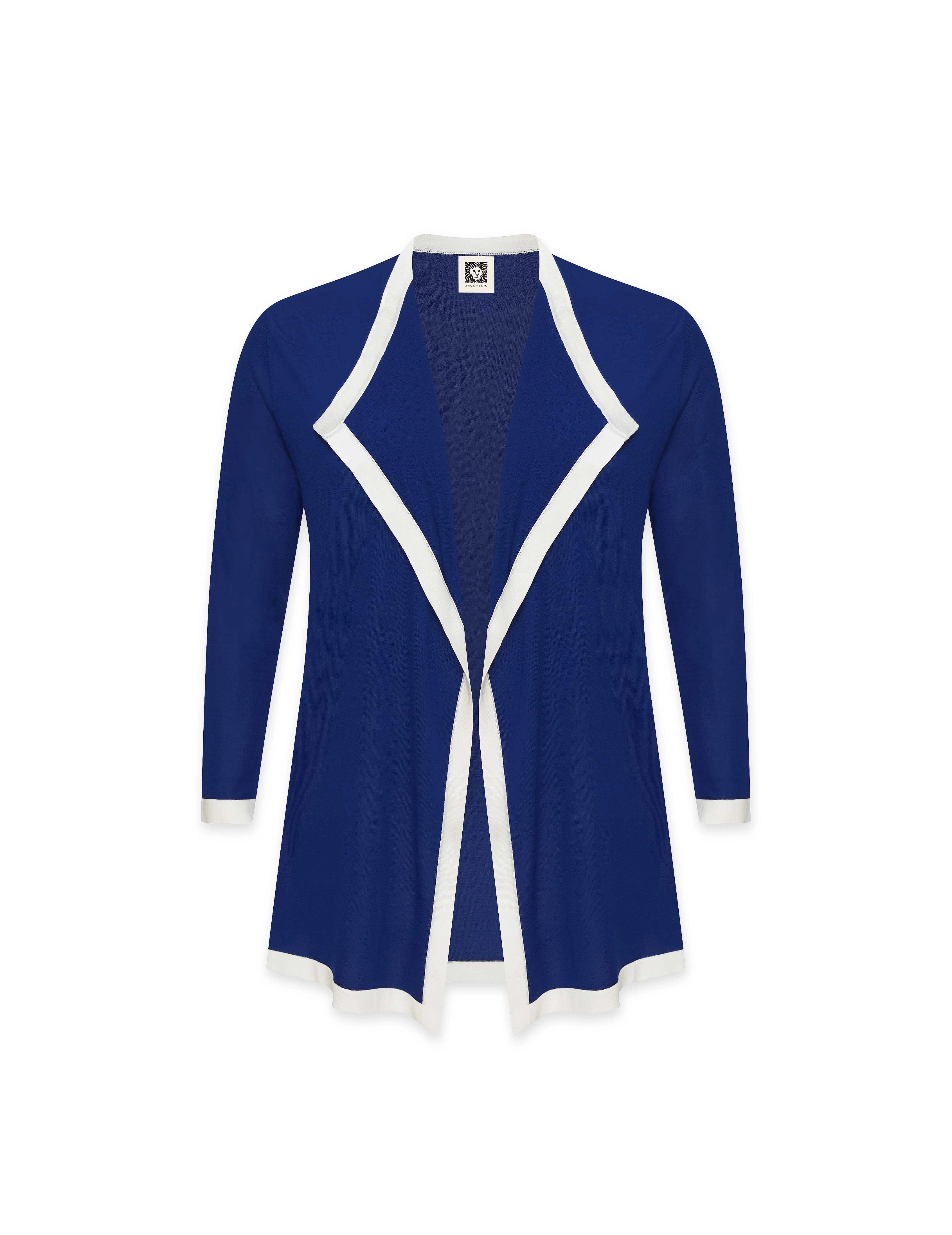 Plus Size Color Block Drapey Cardigan- Sale